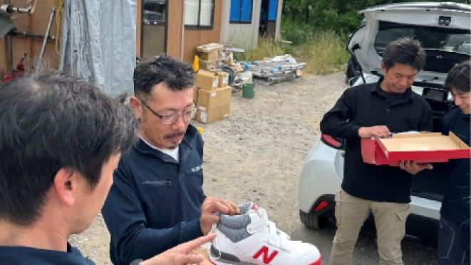 2025.6　安全靴プレゼント